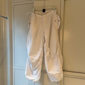 Urban Outfitters White Cargo Pants